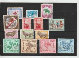 5325 MONGOLIE MONGOLIA - Lot De 14 Timbres - - Mongolei