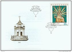 FDC 161 SLOVAQUIE 1998 Mi 321 Yv 275 Art Pieta Basilique De La Vierge Marie à SASTIN - FDC