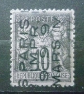 PREOBLITERE N°4 10c Noir / Lilas  (SURCHARGE MODERNE) - 1893-1947