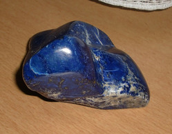 LAPISLAZULI Polierter Großer Stein, 396 Gramm, Größe 10 X 9 X 6 Cm, Wunderschönes Wertvolles Altes Sammlerstück ... - Mineralen