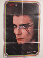 Italy Italia Poster Eccentric And Provocative Italian Singer RENATO ZERO.  74x48 Cm. - Afiches & Pósters