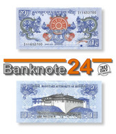 Bhutan 1 Ngultrum 2019 Unc Pn 27c - Bhután