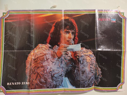 Italy Italia Poster Eccentric And Provocative Italian Singer RENATO ZERO   75x48 Cm. - Posters