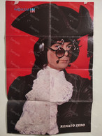 Italy Italia Poster Eccentric And Provocative Italian Singer RENATO ZERO   73x47 Cm. - Affiches & Posters