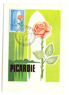 FDC--1975-- Région PICARDIE ...(rose)...........cachet  NOYON - 60...........à Saisir - 1970-79