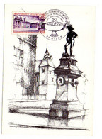 Cachet Commémoratif--1973--DIJON-21 --Fêtes De La Vigne,Jeux D'Automne....illustrateur F. D'Izarny.....à Saisir - Gedenkstempels