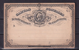 Tarjeta Postal - 1890 -  Guatemala  -  Variedad - Nueva - Guatemala