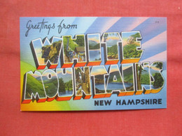 Greetings   White Mountains - New Hampshire > White Mountains      Ref 5665 - White Mountains