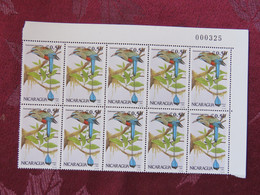 Nicaragua 1991 Mint (MNH) Stamps - Birds - Guardabarranco - Eumomotus - Nicaragua