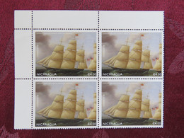 Nicaragua 1999 Mint (MNH) Stamps - 4x Sailing Ships  1800 USA - Nicaragua