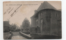 CP CONDE-SUR-L'ESCAUT, Château L'arsenal 1908, Animée......CP11 - Conde Sur Escaut