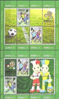 Russian Occupation Of Moldova 2012 Transnistria DMR PMR Football EURO 2012 Set Of 2 Blocks Of 2 Stamps And 6 Labels Each - Other & Unclassified