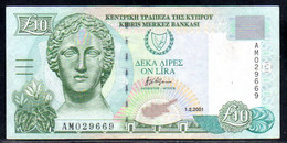 659-Chypre 10£ 2001 AM029 - Cyprus