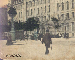 Rarität Wien I. Schottenring Und Wiener Bankverein Personen Gaslaterne Um 1916 - Wien Mitte