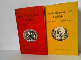 KONVOLUT/Sammlung Dieterich - 2 Bücher: Deutschsprachige Erzähler Des 16. Und 17. Jahrhunderts. Mit Einleitung - Nuevos