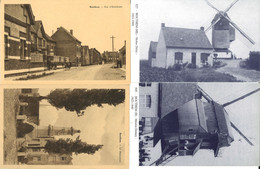 4 Prentbriefkaarten Houthem (Comines-Warneton) - Molen - Moulin (editie Studiekring Ons Molenheem) - Komen-Waasten