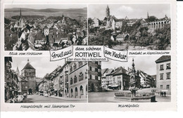 Gruß Aus Rottweil Am Neckar, Gelaufen 1957 - Rottweil