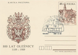 Poland Postmark D89.10.06 KALISZ: M.Dabrowska 100 Y. Writer - Interi Postali