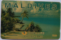 Maldives Rf.20 2MLDA " Coconut Palms " - Maldivas