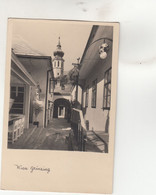 B2831) WIEN GRINZING - Tolle Alte Hofansicht Mit Blick Auf Kirchturm ALT ! 1943 - Grinzing