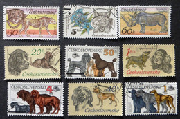 Selection Of Used/Cancelled Stamps From Czechoslovakia Wild & Domestic Animals. No DC-319 - Usados