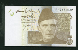 PAKISTAN : 5 RUPEES  -  NEUF - Pakistan