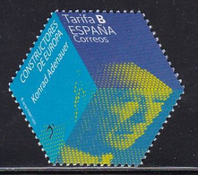 2021-ED. 5492 - 1Constructores De Europa.- 2021. Konrad Adenauer - NUEVO- - 2021-... Unused Stamps