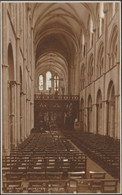 Nave, Chichester Cathedral, Sussex, 1920 - Judges RP Postcard - Chichester