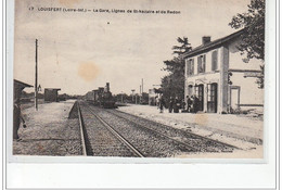 LOUISFERT - La Gare, Lignes De Saint Nazaire Et De Redon - Très Bon état - Andere Gemeenten