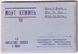 Mont Kemmel - Après La Guerre - After The War - Achter Den Oorlog - 12 Cartes-vues - & Booklet 12 Cards Complete - Heuvelland