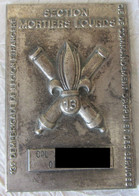 Médaille  Plaque Légion étrangère 13 Dble Section Mortiers Lourds Djibouti 6,5 9,5 Cm 240 Gr - Francia