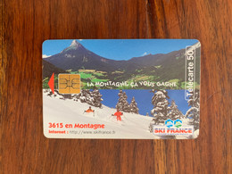 Télécarte Ski De France 50u - Zonder Classificatie