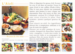 Recettes (cuisine) - Région Du Midi - L'Aioli - Recettes (cuisine)