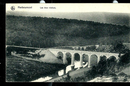 Carte-vue ( Herbeumont: Les Deux Viaducs) Obl. HERBEUMONT  1913 - Landelijks Post