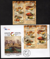 Turkey/Turquie 2016 - City Of Gastronomy, UNESCO Creative City - FDC + Minisheet - MNH*** - Superb*** - Covers & Documents