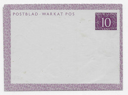 NNG 1950 15ct Postblad G1 Ongebruikt (SN 70) - Nuova Guinea Olandese