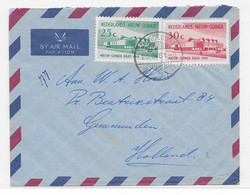 NNG 1961 Letter To Holland With Nieuw Guinea Raad Set (SN 68) - Nouvelle Guinée Néerlandaise