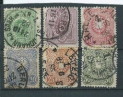 Allemagne Empire N° YT 36 à 41  Oblitérés - Used Stamps