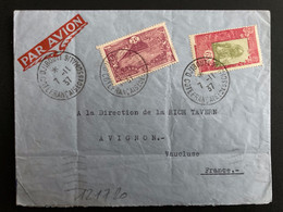 LETTRE Par Avion Pour La FRANCE TP 3F + 65 OBL.7-11 37 DJIBOUTI + EXP: GEORGES AUDOYER Passager Sur L'ANDRE LEBON - Briefe U. Dokumente