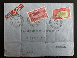 LETTRE Par Avion Pour La FRANCE TP 3F + 65 OBL.7-11 37 DJIBOUTI + EXP: GEORGES AUDOYER Passager Sur L'ANDRE LEBON - Lettres & Documents