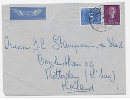 NNG 1955 Letter To Holland With Stamps From First Set (SN 67) - Netherlands New Guinea