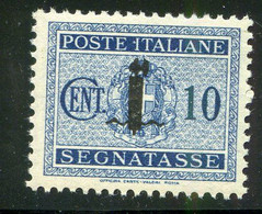 Repubblica Sociale (1944) - Segnatasse, 10 Cent.  ** - Segnatasse