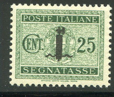 Repubblica Sociale (1944) - Segnatasse, 25 Cent.  ** - Portomarken