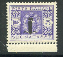 Repubblica Sociale (1944) - Segnatasse, 5 Lire  ** - Impuestos