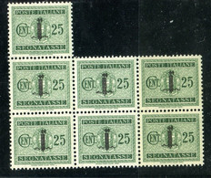 Repubblica Sociale (1944) - Segnatasse, 25 Cent.  ** - Postage Due