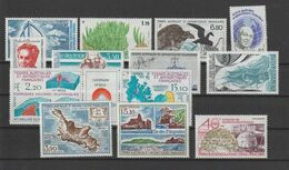 TAAF Année Complète 1988 130-137,139A Et PA 100-102 ** MNH - Full Years