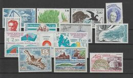 TAAF Année Complète 1988 130-137,139A Et PA 100-102 ** MNH - Komplette Jahrgänge