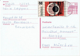 Germany - Ganzsache Postkarte Echt Gelaufen / Postcard Used (X1360) - Postkarten - Gebraucht