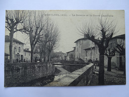 CPA 01 Ain - MONTLUEL - La Sereine Et Le Cours Laportelle - Montluel