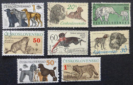 Selection Of Used/Cancelled Stamps From Czechoslovakia Wild & Domestic Animals. No DC-348 - Usados
